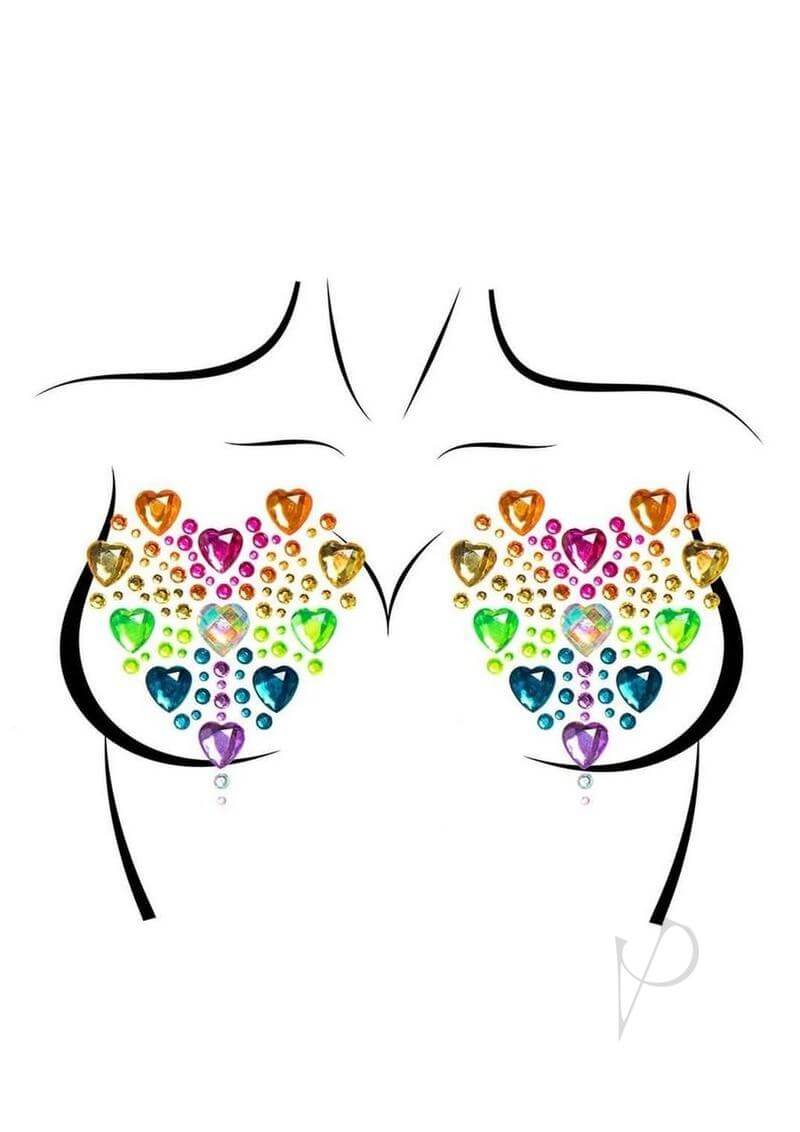 Prism Nipple Jewel Stickers Glitter 2pk-0