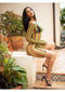 Rasta Net Lng Sleeve Mini Dress Os Multi-3
