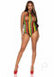 Rasta Net Snap Racer Back Suit Os Blk-3
