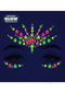 Vibe Neon Face Jewel Sticker Glitter 2pk-1