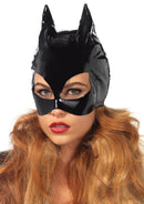 Vinyl Cat Woman Mask Black-0