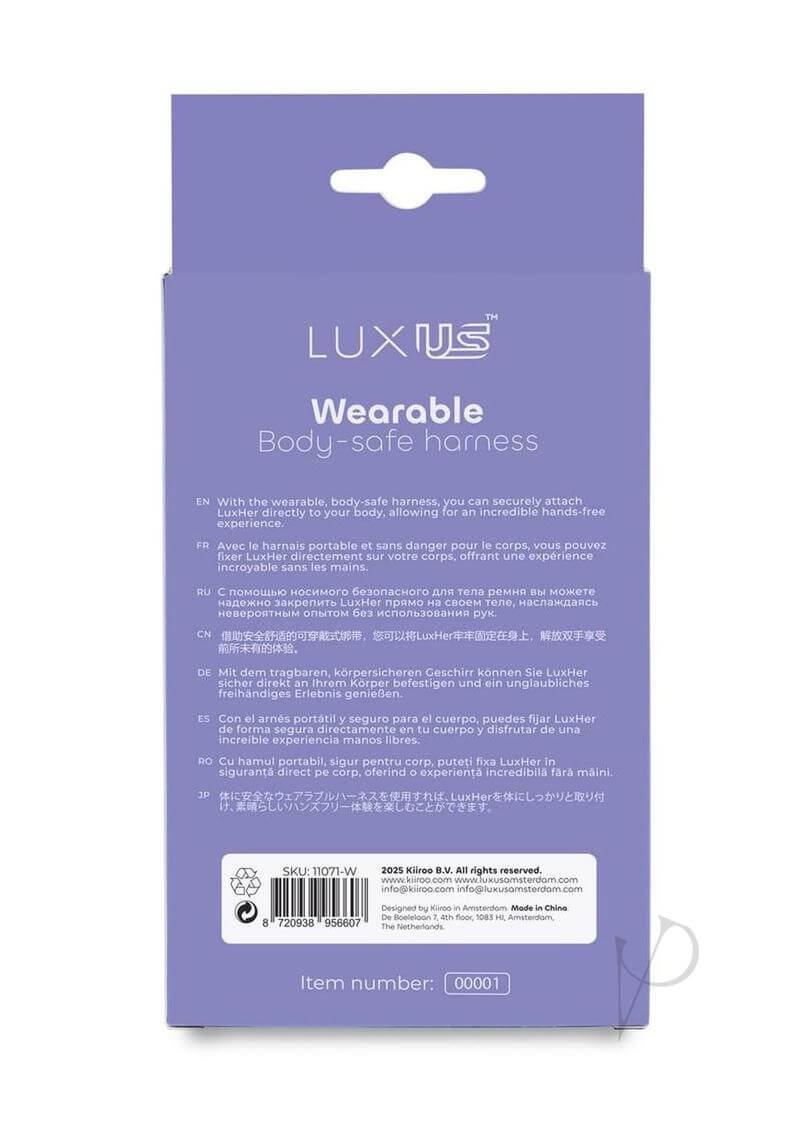 Luxus Harness Pnk/wht-1