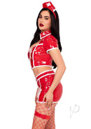 Red Alert Nurse Costume 4pc Red Sm-3