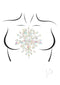 Elegant celestial body jewels sticker design featuring sparkling rhinestones and intricate patterns.