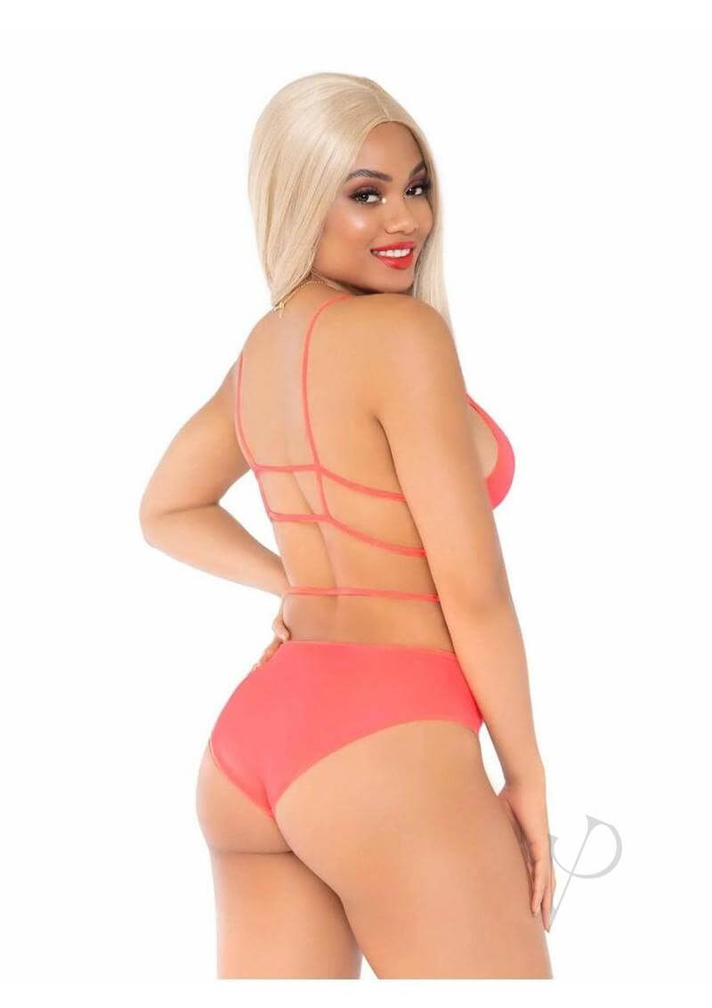 Opaque Cage Bra Brazil Brief Os Orn 2pc-1