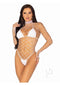 Fence Net Snap Crotch Sleeve Suit Os Wht-0