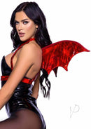 Iridescent Devil Wing Harness Os Red-2