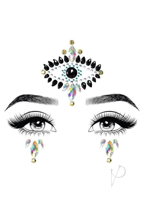 Divinity Face Jewel Sticker Glitter 2pk-0