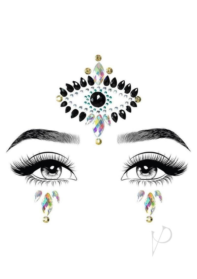 Divinity Face Jewel Sticker Glitter 2pk-0
