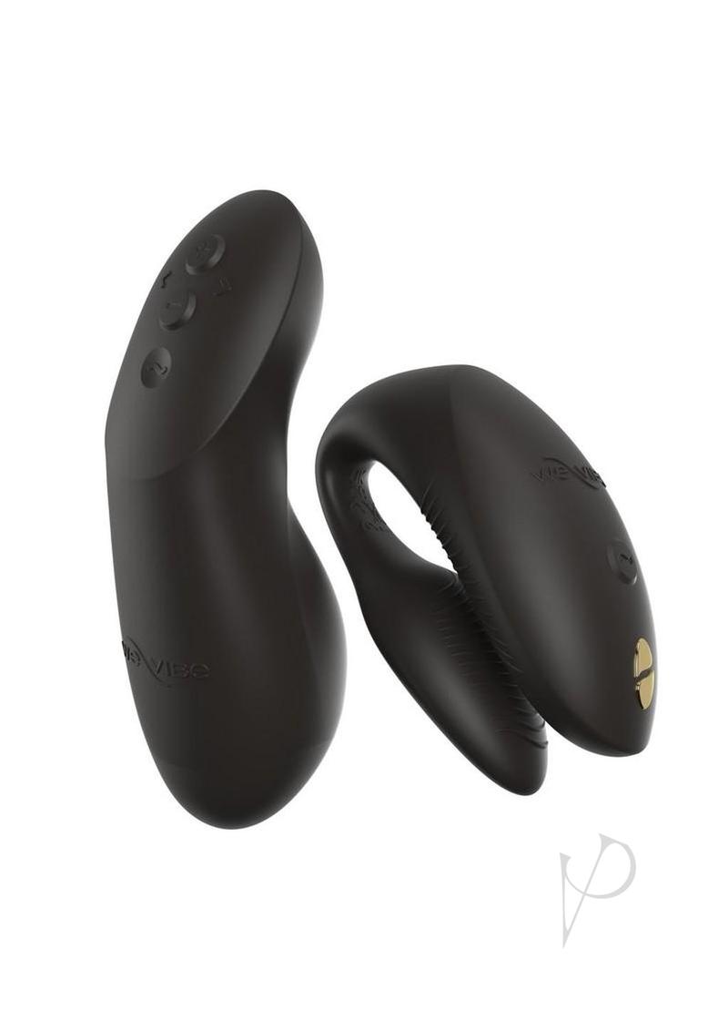 We Vibe Chorus Pro Couples Vibrator with Remote Control Black - advanced couples vibrator for intimacy