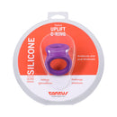 Tantus Uplift C-ring Cock And Ball Sling Lilac in packaging, designed for enhanced support and comfort.