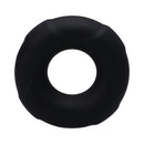 Tantus Buoy Small Silicone Cock Ring Onyx, a soft and stretchy silicone cock ring designed for comfort and performance.
