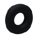 Tantus Buoy Small Silicone Cock Ring Onyx - black silicone cock ring designed for comfort and support.