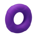 Tantus Buoy Silicone Cock Ring Medium Lilac, a soft, stretchy silicone ring for enhanced pleasure and support.