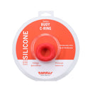 Tantus Buoy C-ring Medium Crimson pack showcasing silicone ring designed for enhanced control and prolonged erections.