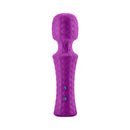 FemmeFunn Ultra Wand Mini Rechargeable Vibrator Purple in a compact design with ergonomic handle.