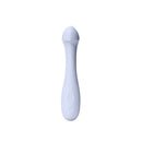 Dame Arc G-Spot Vibrator Ice, a white curved internal vibrator for pleasurable exploration.
