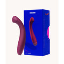 Dame Arc G-Spot Vibrator Plum packaging and product showcasing its elegant design and features.