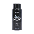 Tantus Pop PT3 Dildo Care Powder 1.25 Oz bottle with sleek black design for easy assembly.