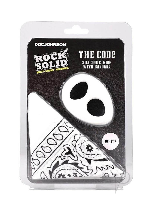 Rock Solid The Code Cring Bandana Wht-0