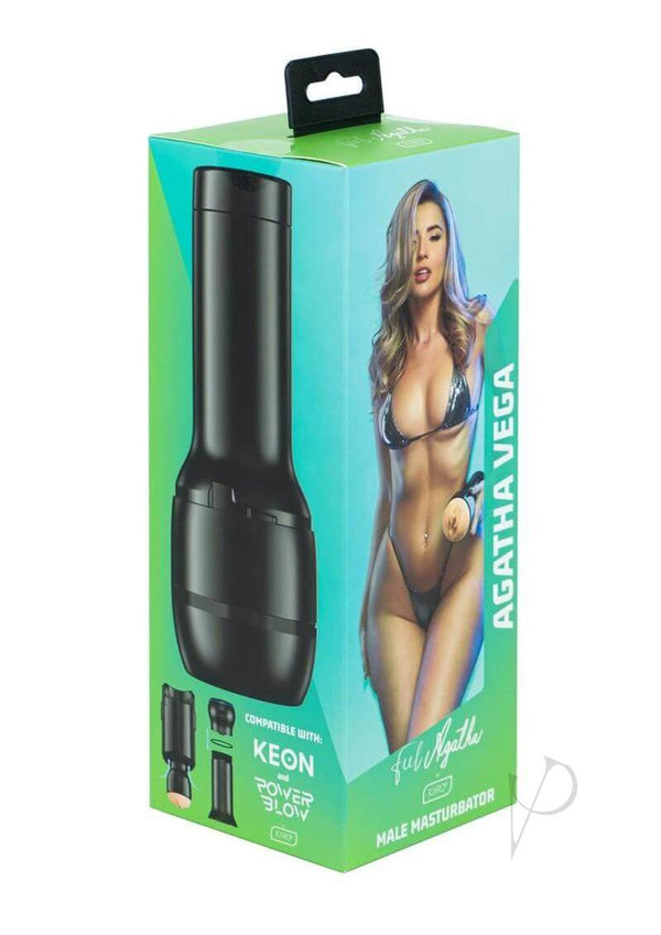 Kiiroo Feel Stars Collection Agatha Vega Stroker Pussy packaging featuring Agatha Vega's likeness.