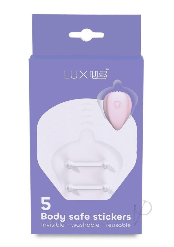 Kiiroo Luxus Adhesive Stickers pack showcasing 5 reusable, body-safe, and washable stickers for secure use.