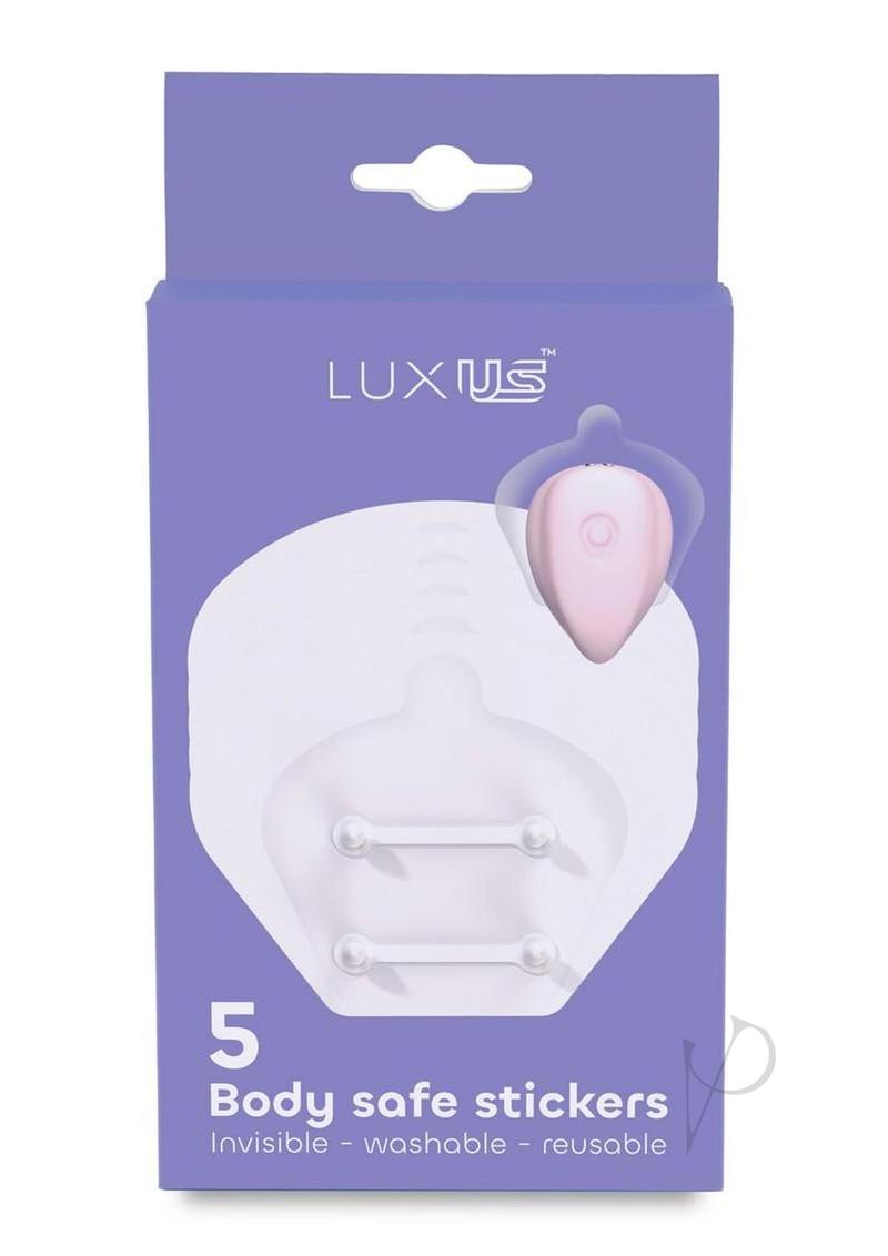 Kiiroo Luxus Adhesive Stickers pack showcasing 5 reusable, body-safe, and washable stickers for secure use.
