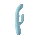 FemmeFunn Balai Swaying Motion Dual Stimulation Vibrator Blue in a sleek design and soft silicone material.