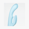 FemmeFunn Balai Swaying Motion Dual Stimulation Vibrator Blue displayed against a light background, showcasing its sleek design.
