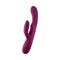 FemmeFunn Balai Swaying Motion Dual Stimulation Vibrator Fuchsia with smooth silicone design for pleasure.