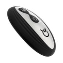 Forto Thumper Remote Controlled Thumping Anal Vibrator Black remote control with buttons for varied sensations