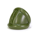 Oxballs Ballbender Silicone Ball Stretcher Army in army green silicone for comfortable ball stretching.