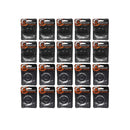 Oxballs Do-Nut 2 Cock Ring Refill Pack 20 Count Black Clear displayed on packaging.