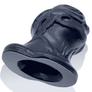 Oxballs Pighole Squeal FF Hollow Butt Plug Black is a large, textured hollow butt plug for experienced anal players.