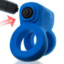 Oxballs Revhammer Shaft Vibrating Cock Ring Teal featuring dual-purpose design with Reverb vibe for enhanced pleasure.