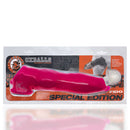 Oxballs Fido Cocksheath Hot Pink in packaging showcasing its bold canine-inspired design.