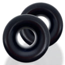 Oxballs Clone Duo 2-Pack Ballstretcher Black, two cone-shaped stretchers for ball stretching.