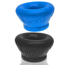 Clone Duo Huge 2-pack Ballstretcher Pool Blue & Black featuring heavyweight silicone stretchers for enhanced ball play.