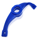 Oxballs Tug Pull-Down Ballstretcher Marine Blue showcased on a white background, highlighting its silicone design.