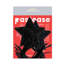 Pastease Black Sparkle Star Tassel Nipple Pasties - Image 4
