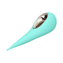 LELO DOT Elliptical Clitoral Stimulator Aqua in a sleek aqua design for intimate pleasure.