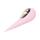 LELO DOT Elliptical Clitoral Stimulator Pink shown in a sleek design with a soft pink finish.