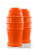 Oxballs Lankyz Silicone Nipsuckers Orange designed for deep nipple suction and stimulation.