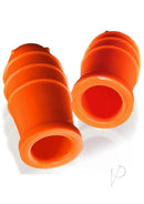 Oxballs Lankyz Silicone Nipsuckers Orange for enhanced nipple suction and stimulation.