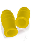 Oxballs Lankyz Silicone Nipsuckers Yellow for intense nipple suction and heightened sensitivity in play.