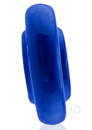 Oxballs Rimz Big Single Cock Ring Pool in blue, featuring a thick rubbery body and rolled comfort lips for soft fit.