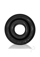 Oxballs Rimz Single Cock Ring Black, a thick and comfy rubbery ring for a snug fit during play.