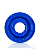 Oxballs Rimz Single Cock Ring Pool in vibrant blue, showcasing soft rubbery comfort lips for optimal support.