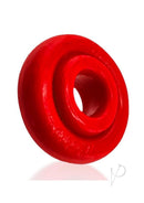 Oxballs Rimz Single Cock Ring Red, plush and comfortable ring with a snug fit, designed for sensitivity and support.