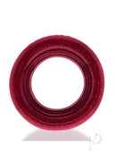 Oxballs Squeeze Short Ballstretcher Cherry Lips, red silicone ballstretcher designed for comfort and optimal fit.